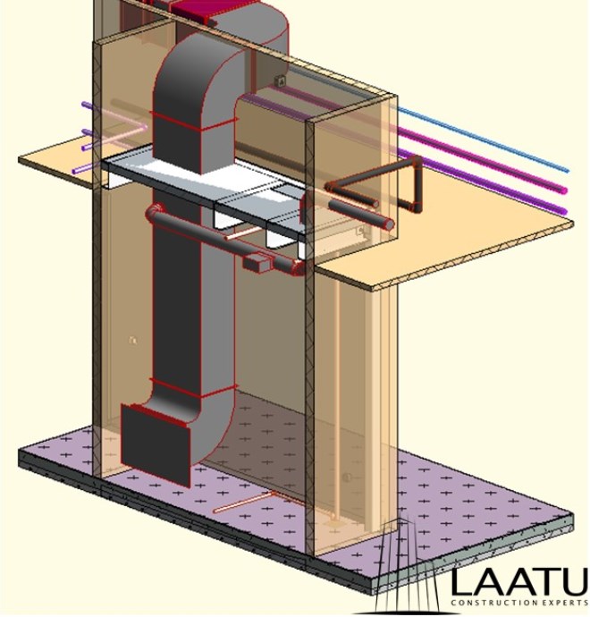3D-модель приточной системы вентиляции